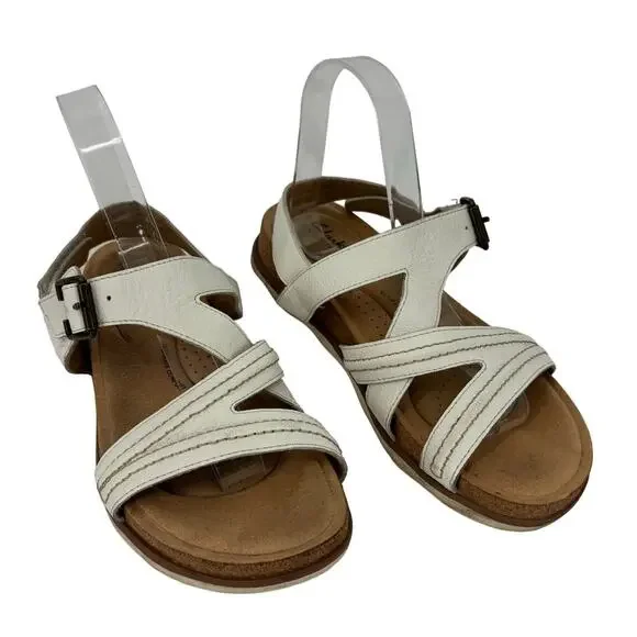 Clarks ( ) Brynn Step , , 9 Wide Clarks Women's Brynn Step Sandal 並行輸入品 | Clarks Women\u0027s Brynn Hope Flat Sandal, Black Leather